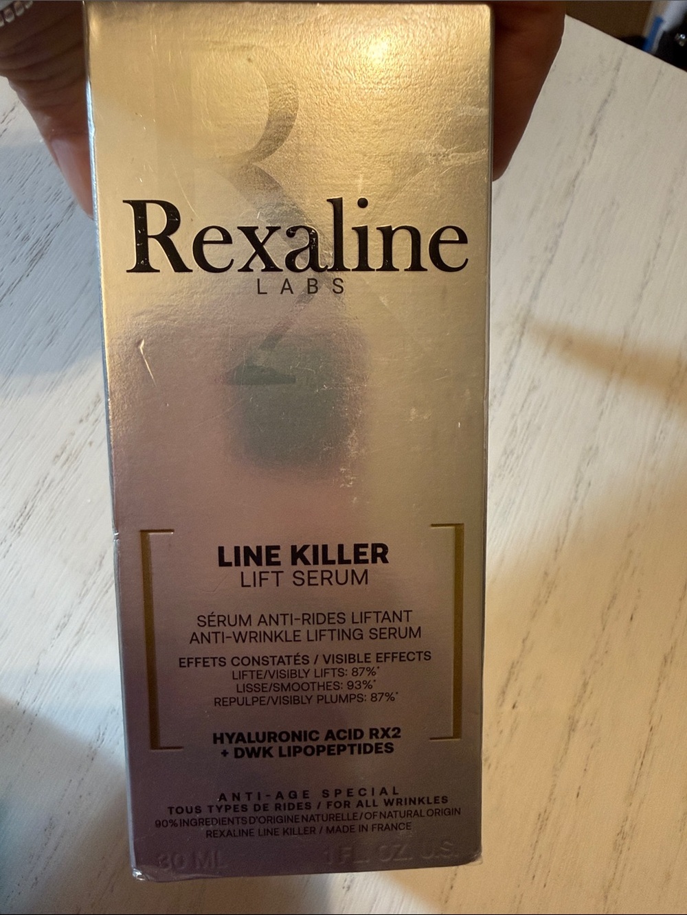 Rexaline Line Killer Lift Serum – Silver Hyaluronic Face Serum